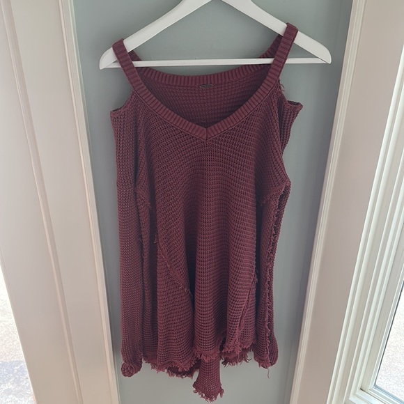 Free People Moonshine V Neck Sweater - Picture 2 of 4